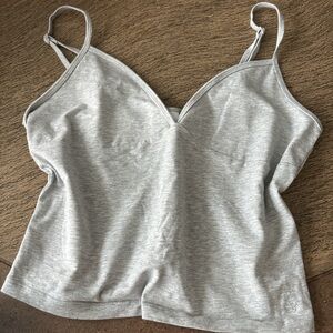 Sunday Best Heather Gray Spaghetti Strap Top